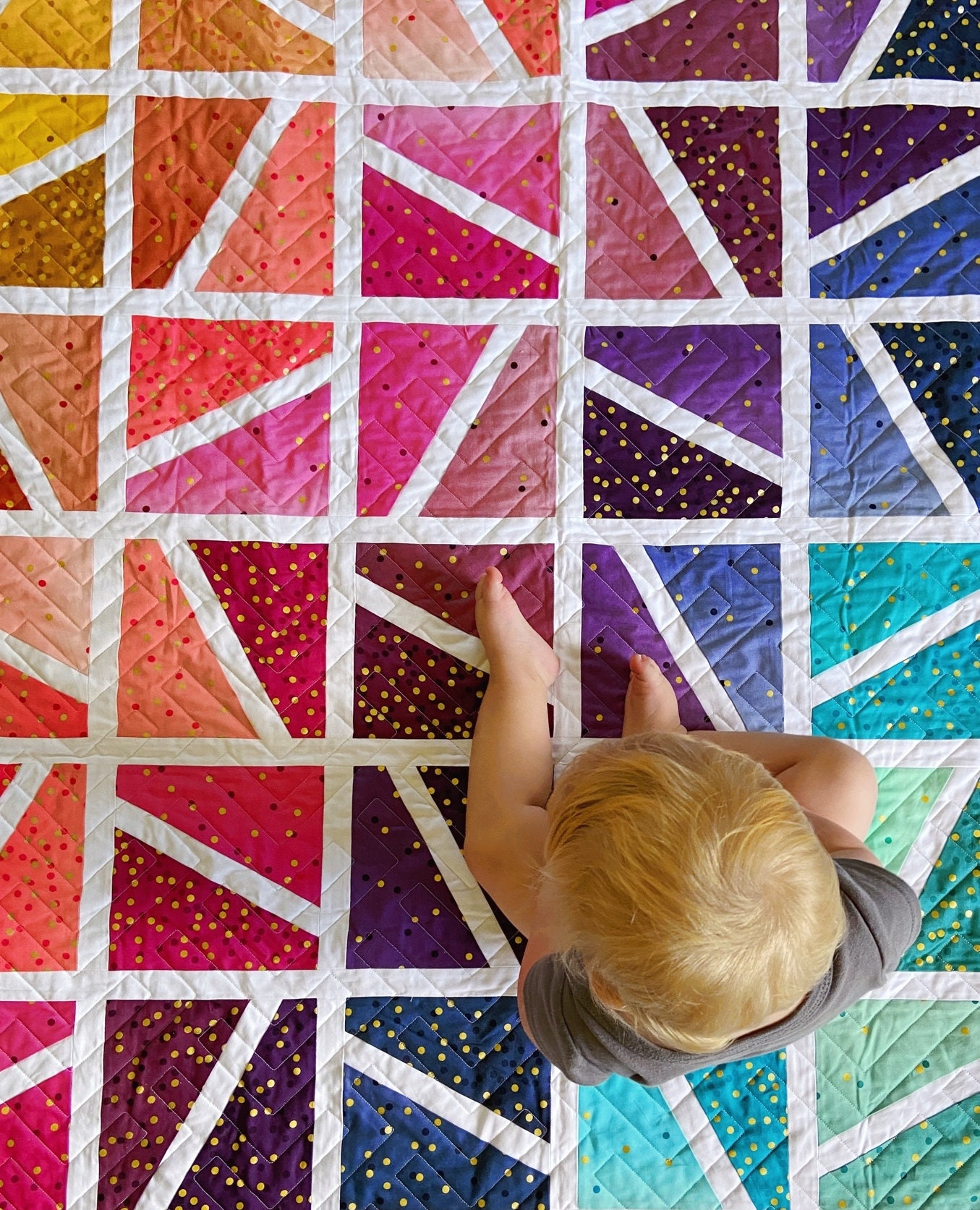 Color Jolt Quilt Pattern Etsy