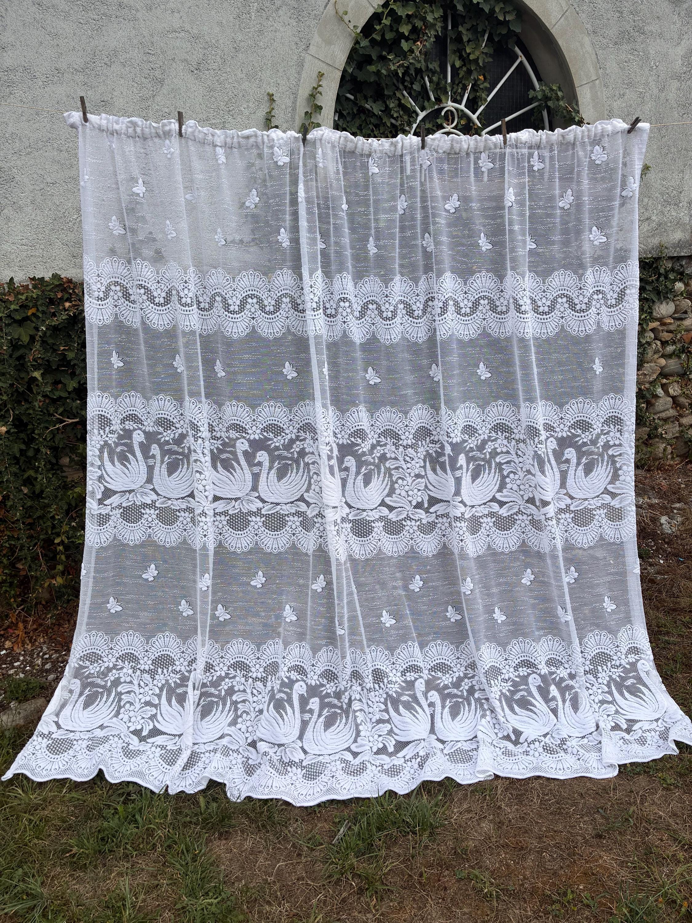 Vintage French Net Curtains - Etsy - Page 2