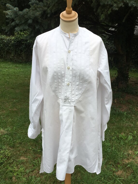 Wonderful French Antique Cotton Gentleman's Dress