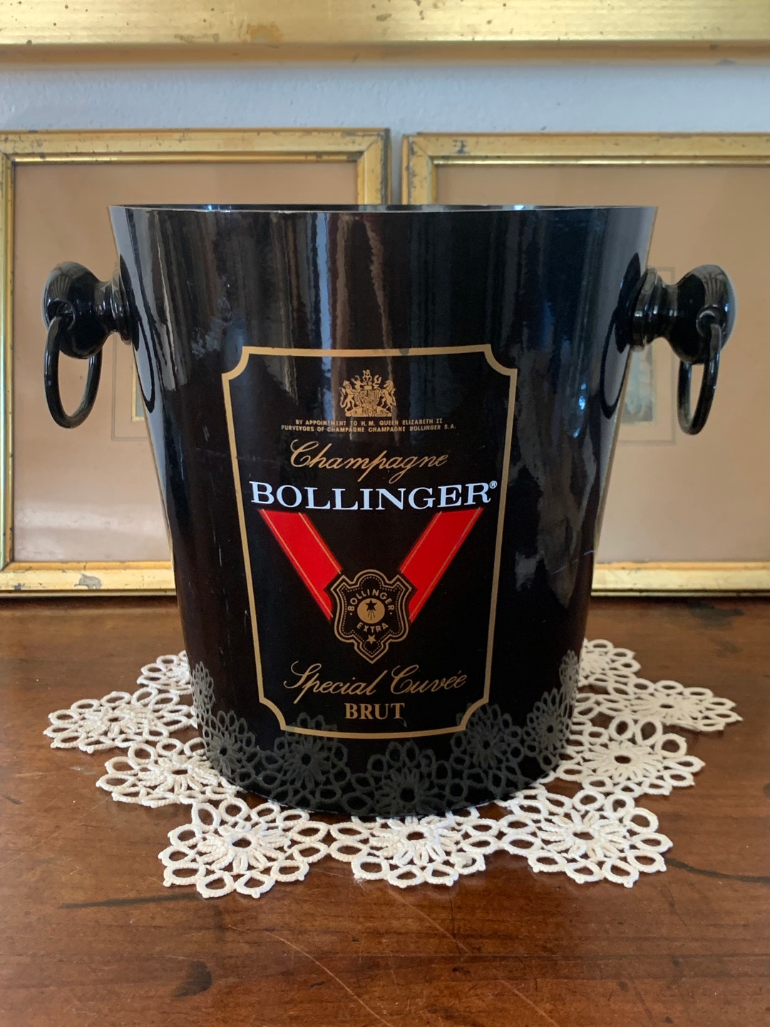 French Vintage Bollinger Champagne Bucket / Aluminium With Etsy