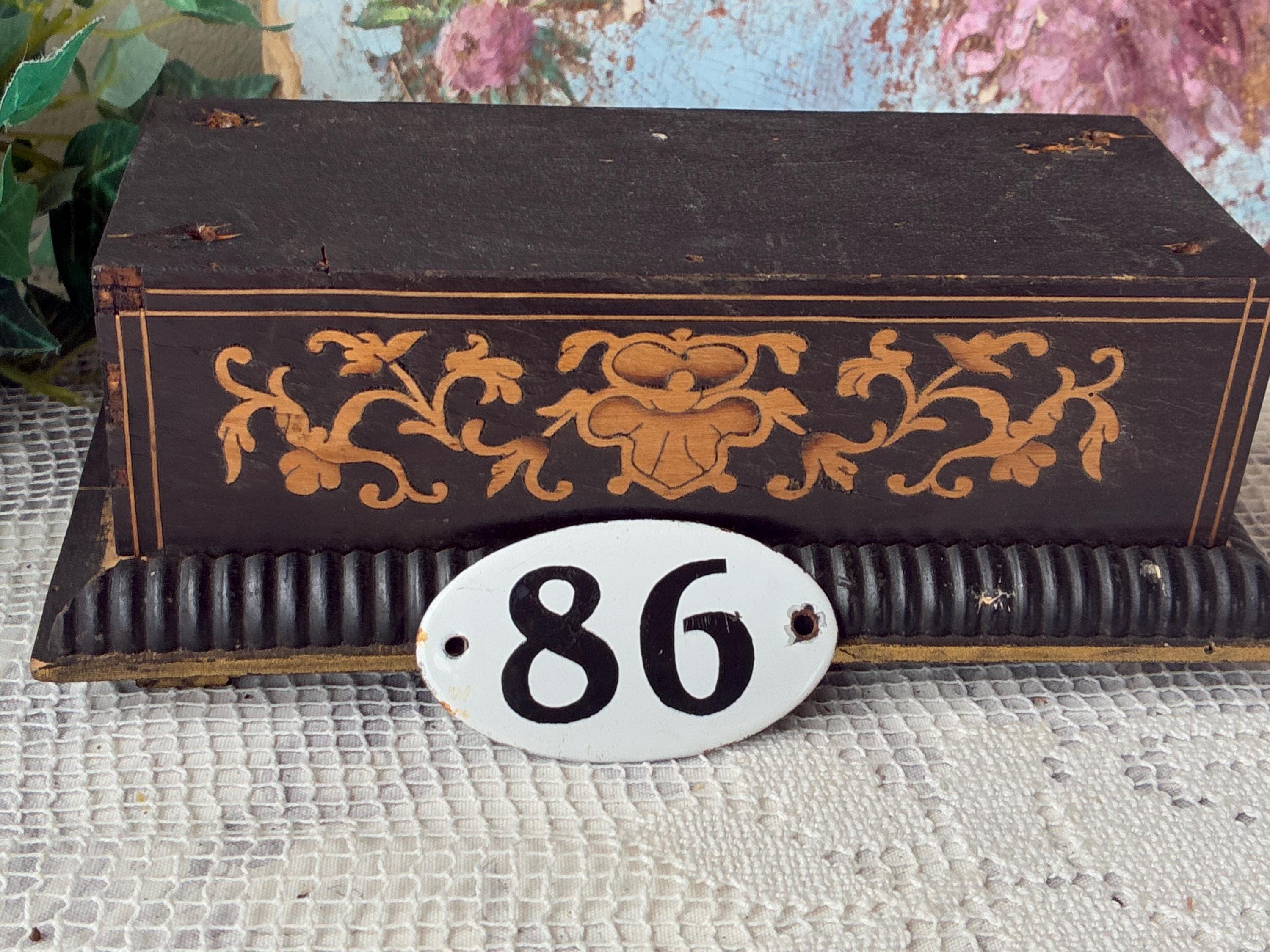 French Antique Plaque - Etsy