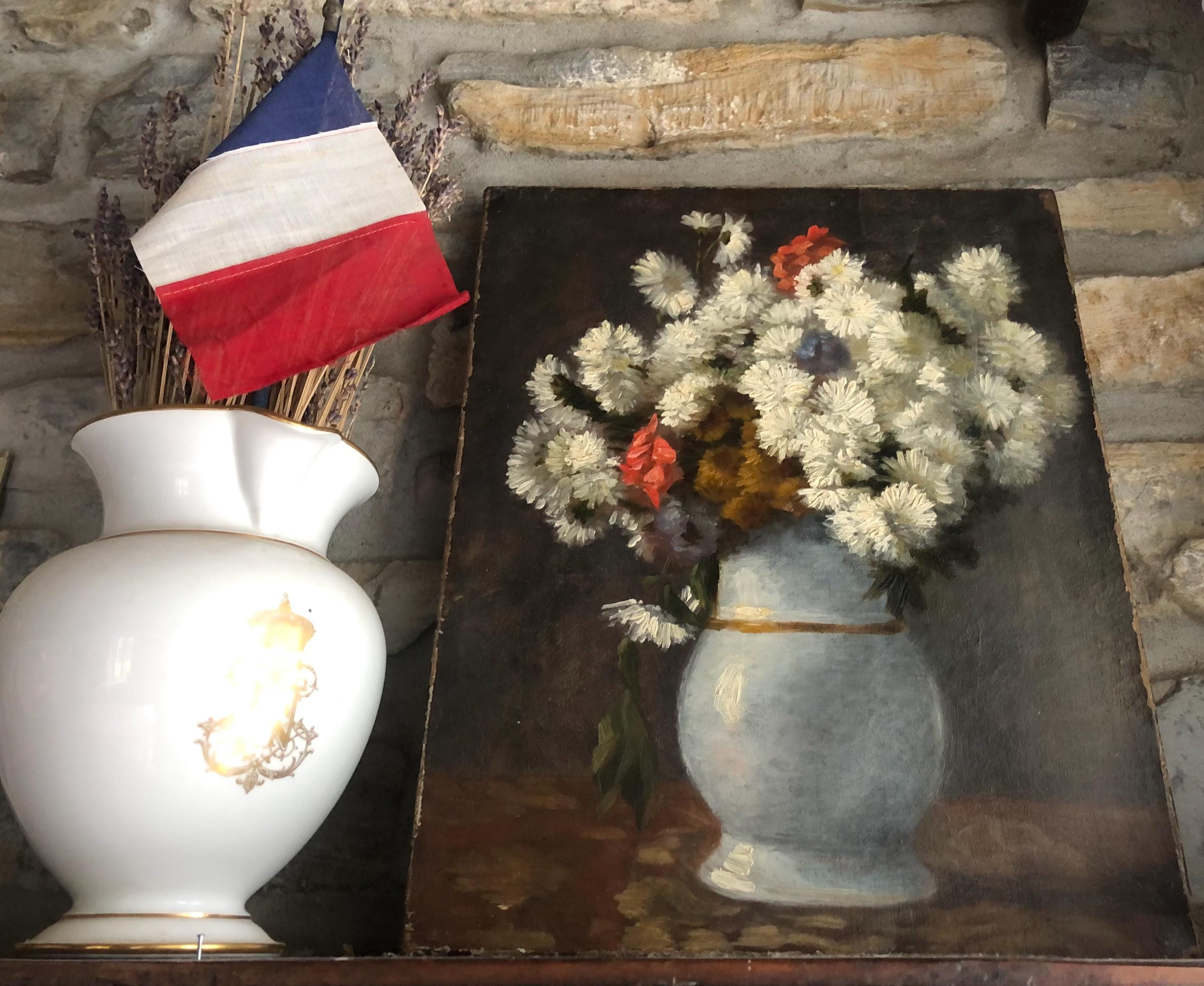 French brocante oil paintings - Etsy 日本