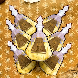 Elixir of Life Potion Bottle | Sticker | Potion Cabinet | Spooky Season Series