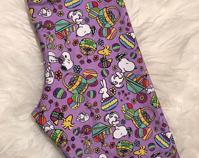 Peanuts Inspired Easter Leggings Snoopy Leggings Charlie Brown Love
