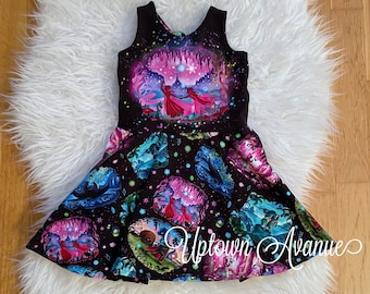 Princess Lightshow Peplum - Tiana, Anna, Elsa, Raya peplum - silhouette peplum - tenue Disney - haut peplum