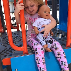 Doll Leggings - Disney Doll Leggings - mommy and me - girl leggings - dress up - custom doll leggings - AG Doll - bitty baby - baby alive