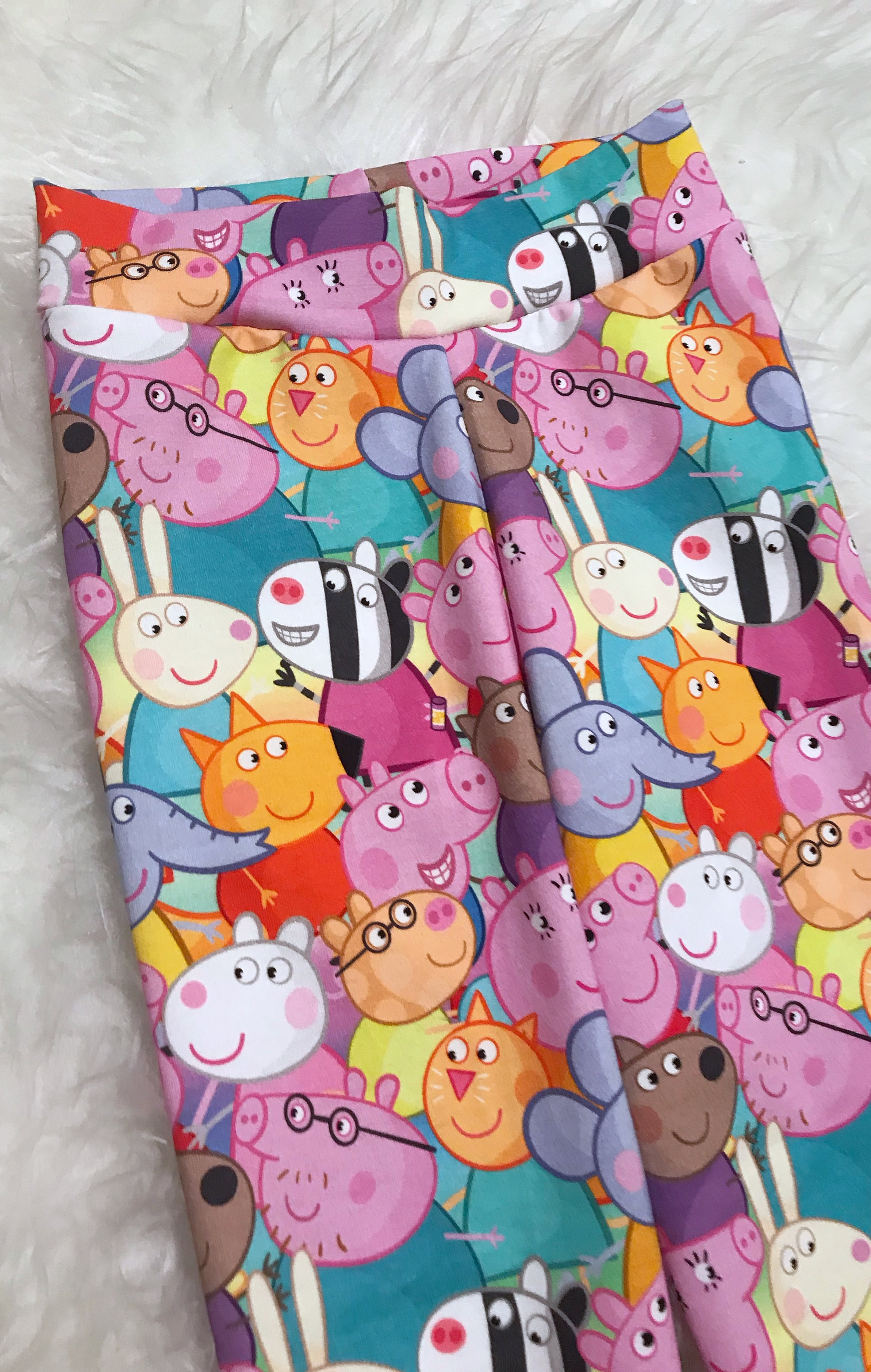 Muddy Puddles Leggings - Peppa Pig Leggings - peppa birthday - George, peppa, daddy pig leggings