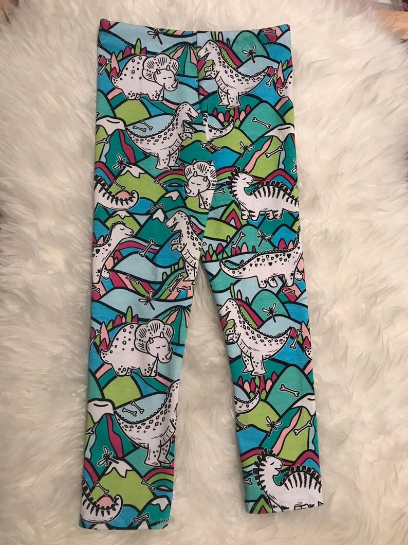 kids dinosaur leggings