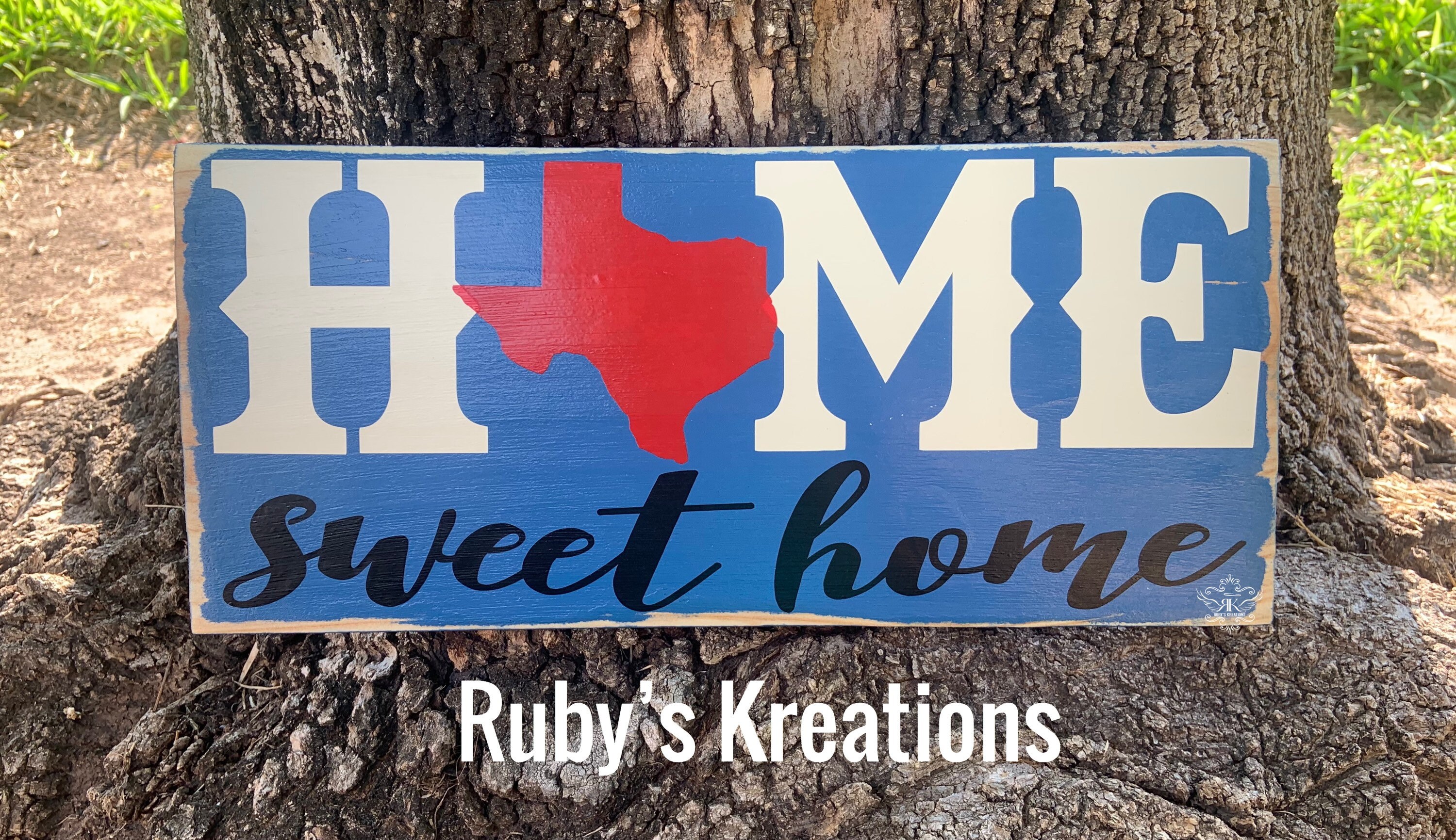 Home Sweet Home Sign Texas Sign Rustic Sign Wreath Etsy