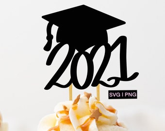 Download Grad Cake Topper Svg Etsy