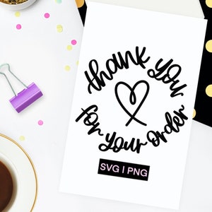 Merci pour votre commande svg, petite entreprise svg, boutique petit svg, merci svg, lettré à la main svg, merci png, merci svg fichier coupé