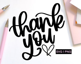 Thank you svg, small business svg, hand lettered svg, thank you cut file, svg files for cricut, thank you png, appreciation svg, thanks svg