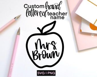 Download Custom Teacher Svg Etsy