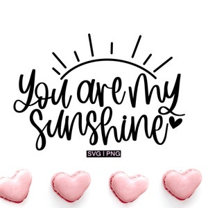 Jesteś moim słońcem svg, pokój dziecięcy svg, kubek walentynkowy svg, cytat ze słońca svg, ręcznie pisany svg, inspirujący svg, słońce svg, png