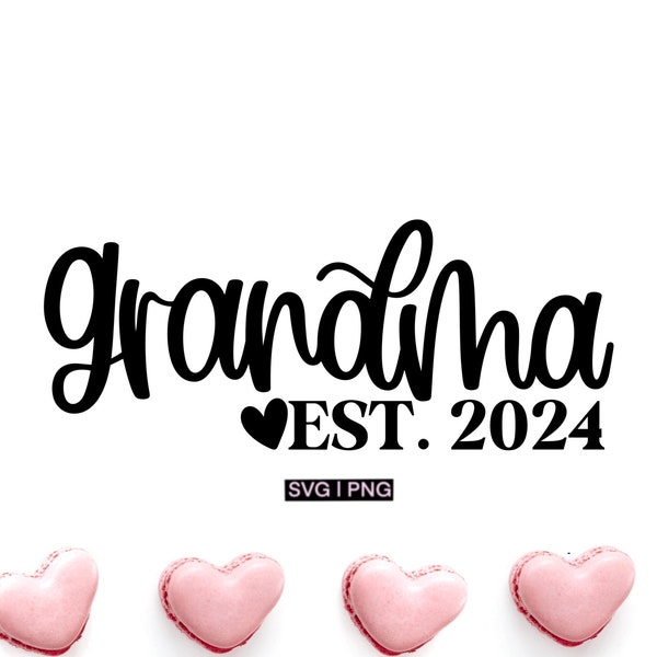 First Time Grandma Est 2024 Etsy