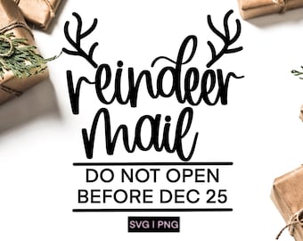 Santa sack svg, reindeer mail svg, santa bag svg, christmas sack svg, christmas bag svg, special delivery svg, christmas present bag svg,png