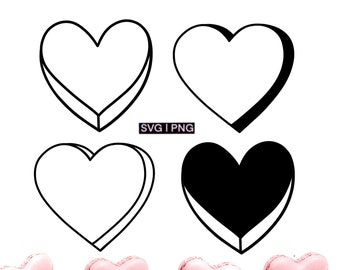 Heart candy svg, conversational heart candy svg, valentines day svg, heart svg, hand drawn heart svg, love heart svg, diy valentine svg, png