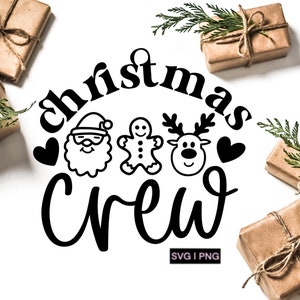 Weihnachtscrew svg, Familienweihnachts svg, Weihnachts-Shirt svg, Weihnachtsbecher svg, Kinder-Weihnachts-Svg, Weihnachts-Pullover-Svg, Weihnachts-Svg