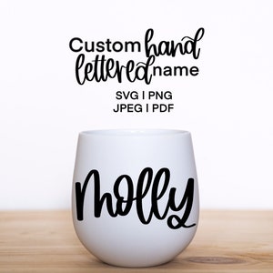 Benutzerdefinierter Name SVG | Benutzerdefinierte Namensschnittdatei | Benutzerdefinierte Name Hand beschriftet | Benutzerdefinierte Namen Kalligraphie | Benutzerdefinierter Name PNG | Name für Cricut