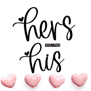 his and hers svg, hochzeit svg, paar svg bundle, Ehemann und Frau svg, ihrs svg, passende Tassen svg, svg Dateien für Cricut, Liebe svg