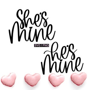 She es mine svg, He es mine svg, paar love svg, paar shirts svg, paar mugs svg, his and hers svg,ehemann und frau svg,valentinstag svg