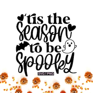 To sezon na upiorne svg, upiorny sezon svg, koszulka halloween svg, dekoracja halloween svg, duch halloween svg, nietoperz halloween svg, png
