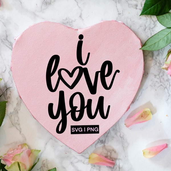 I love you svg, love svg, heart svg, hand lettered svg, love you svg, svg files for cricut, wedding svg, love clipart, love quote svg, png