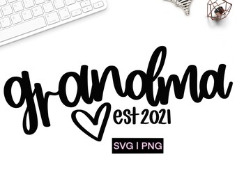 Download Promoted To Grandma Svg Etsy