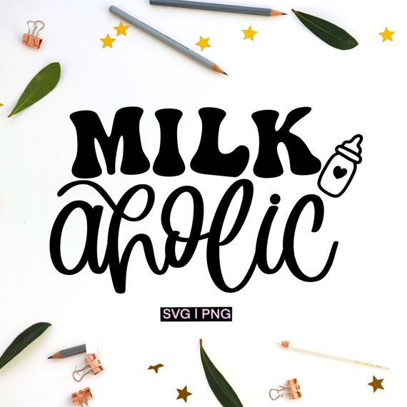 Milkaholic, Funny Congratulations New Baby Greeting Card Milkaholic, Funny Congratulations New Baby Greeting Card