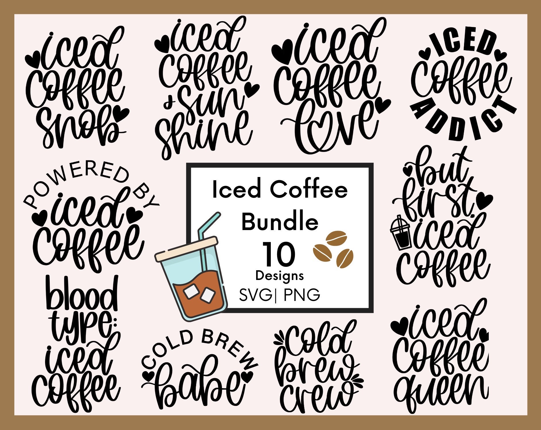 Iced Coffee Svg Bundle Iced Coffee Quotes Svg Iced Coffee - Etsy New Zealand Iced Coffee Svg Bundle Iced Coffee Quotes Svg Iced Coffee - Etsy New Zealand