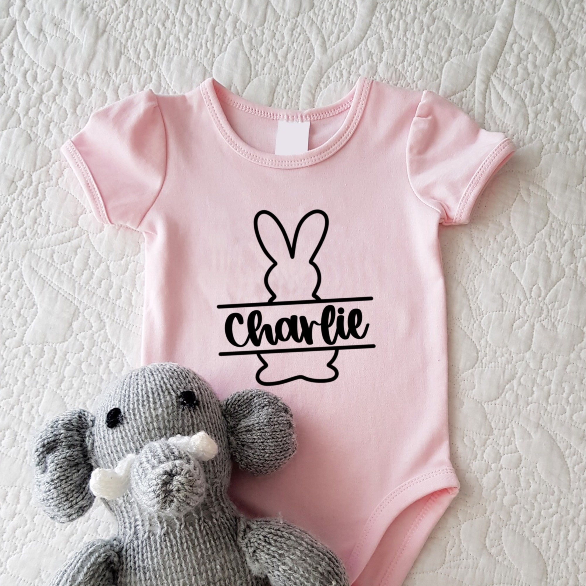 Download Custom easter bunny svg personalized svg baby easter svg | Etsy