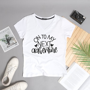 On to my next adventure svg, graduation quote svg, graduation shirt svg, graduation cap svg, graduation gift svg, handlettered svg, grad svg image 2