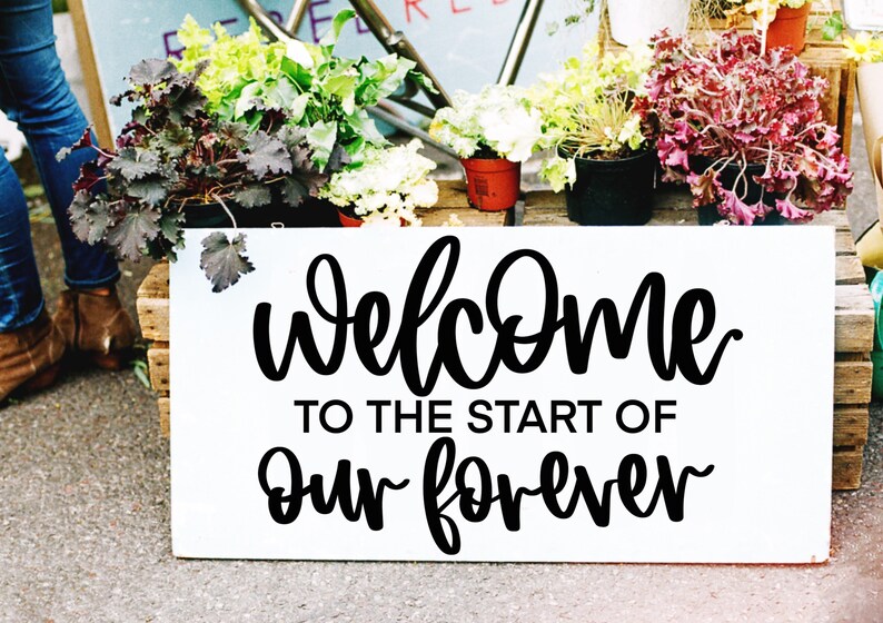 Free Free 100 Wedding Welcome Sign Svg SVG PNG EPS DXF File