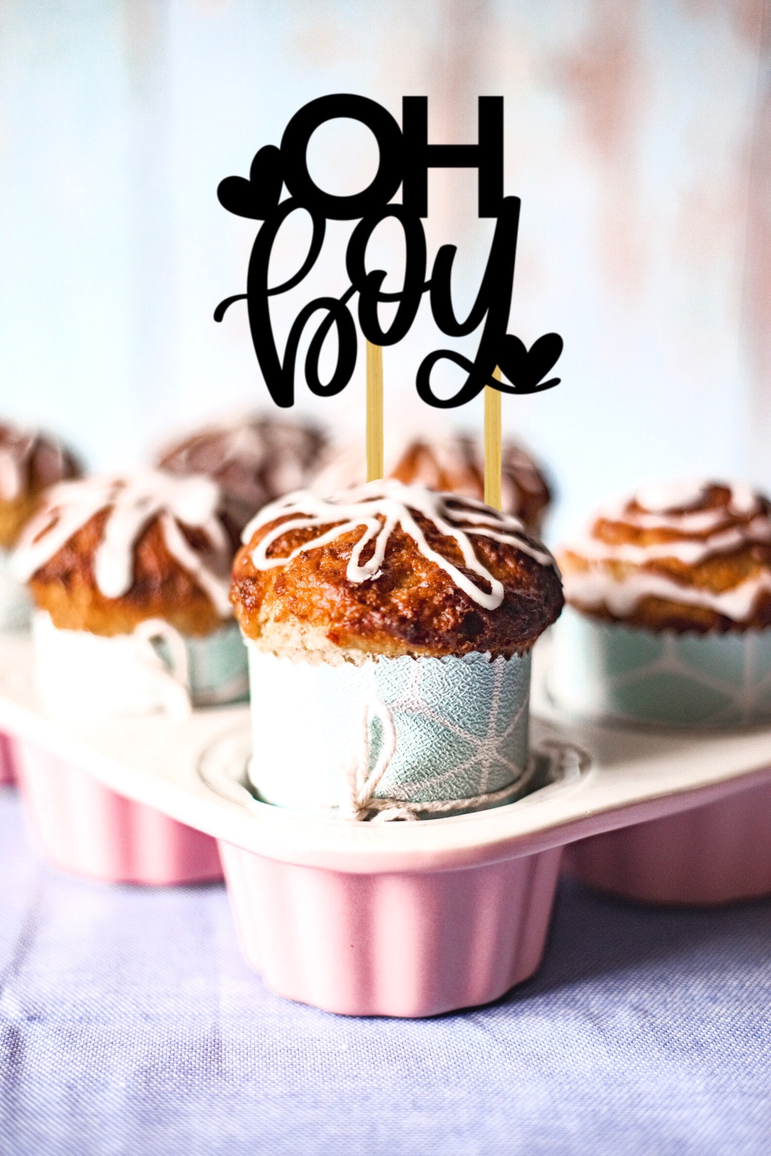 Oh Boy Svg Baby Shower Cake Topper Svg Gender Reveal Svg Etsy UK