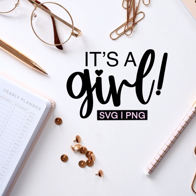Download Baby Shower Svg Svg For Cutting File It S A Girl Svg Gender Reveal Svg Pregnancy Announcement Svg Handlettered Svg New Born Svg Clip Art Art Collectibles Brainchild Net