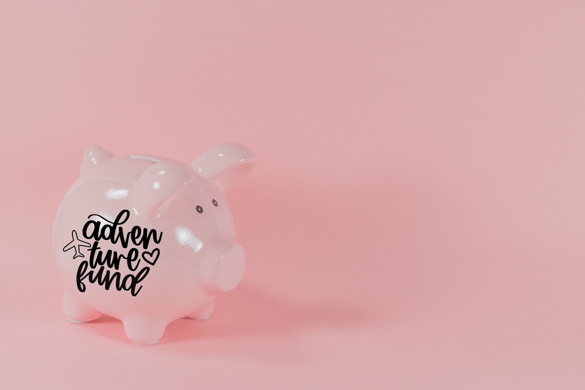 Adventure fund svg travel fund svg wanderlust svg piggy | Etsy