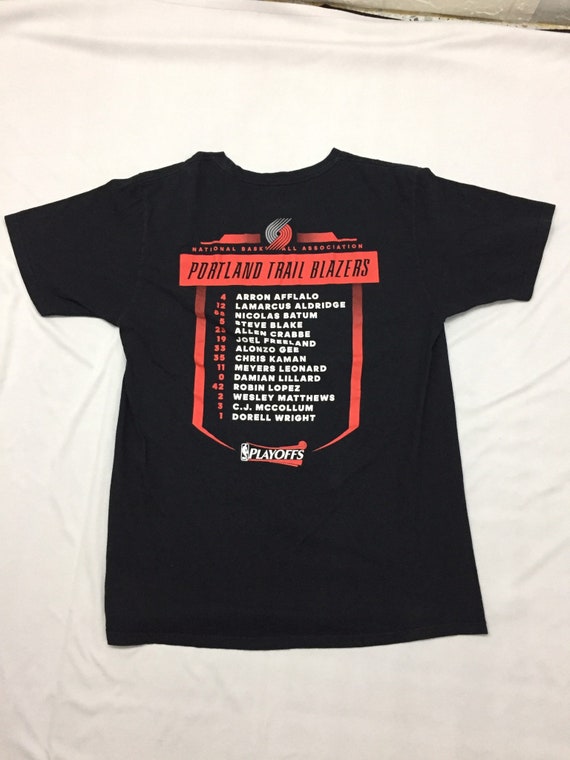 portland trail blazers playoff shirts