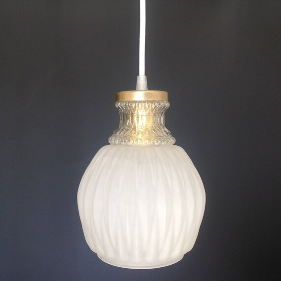 Hanging Glass Art Deco Etsy