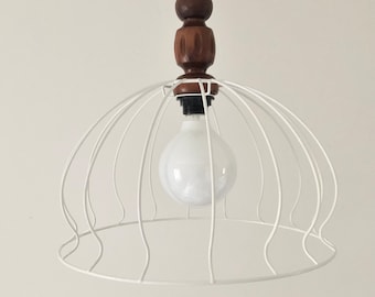 Suspension abat jour vintage scandinave