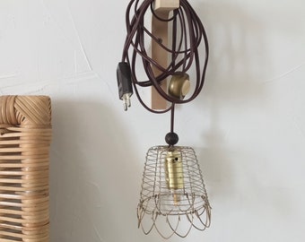 Lampe baladeuse artisanale laiton