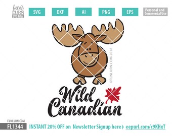 Canadian Welcome Adirondacks with Moosehead Canada Home svg dxf eps ai cut files for Cricut Silhouette /& other cutting machines