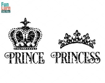 Download Prince Princess Svg Etsy