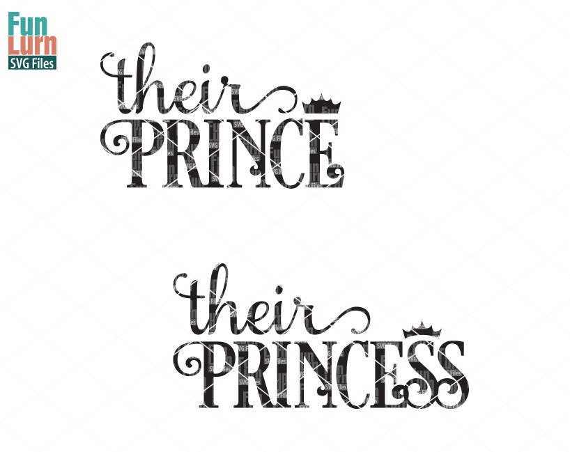 Download Their Prince SVG their princess SVG crown baby girl baby ...