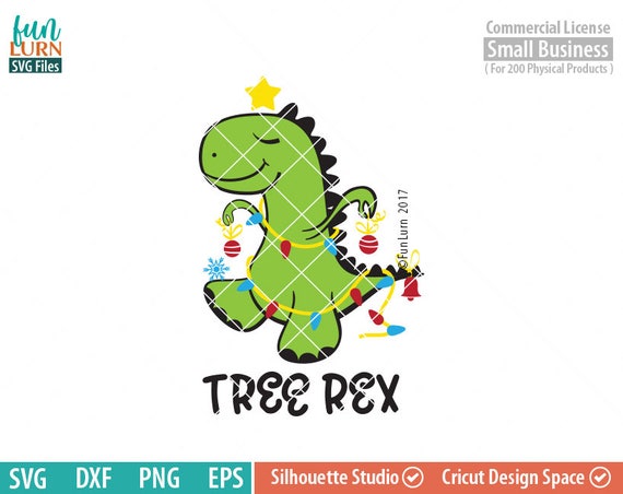 Download Tree Rex Svg Christmas Svg Christmas Tree Svg Bell Star Etsy