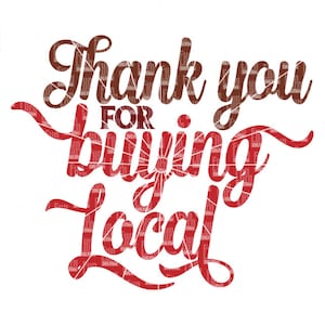 Gracias por comprar SVG local, Firma De feria artesanal , mercado, Tienda, puesto, cartel de cabina, cartel de madera, camiseta ,svg png eps para Silhouette Cameo
