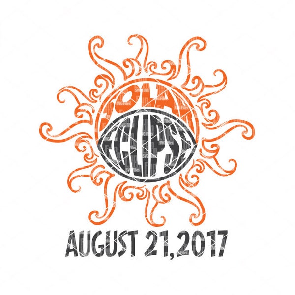 Solar Eclipse 2017, Solar Eclipse svg, Total solar eclipse, August 21 2017, Sun, moon, wordart, SVG, png dxf eps, cameo file, cricut file