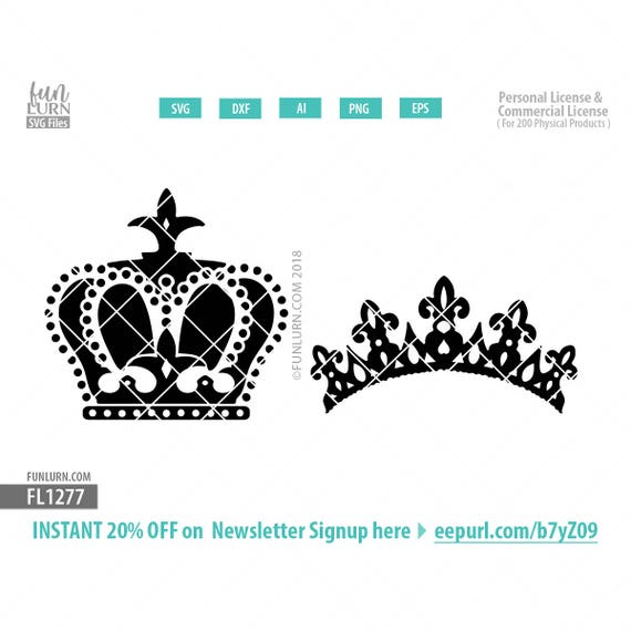 Free Free 203 King And Queen Crown Svg SVG PNG EPS DXF File