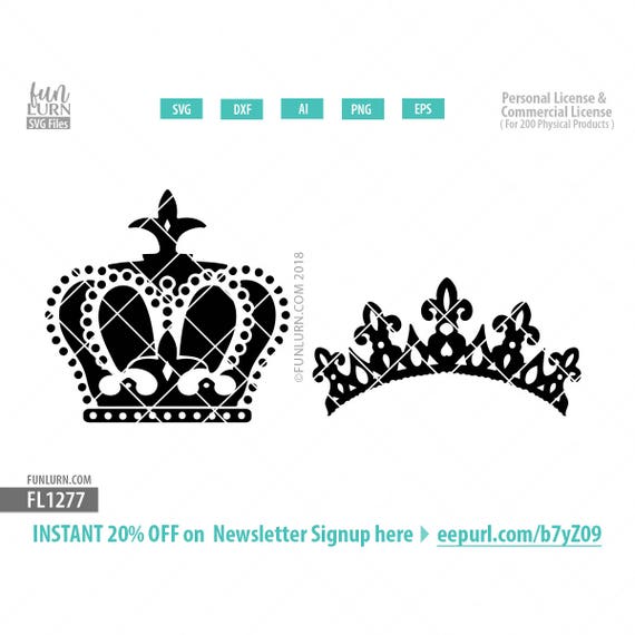 Free Free 293 King And Queen Crown Svg SVG PNG EPS DXF File