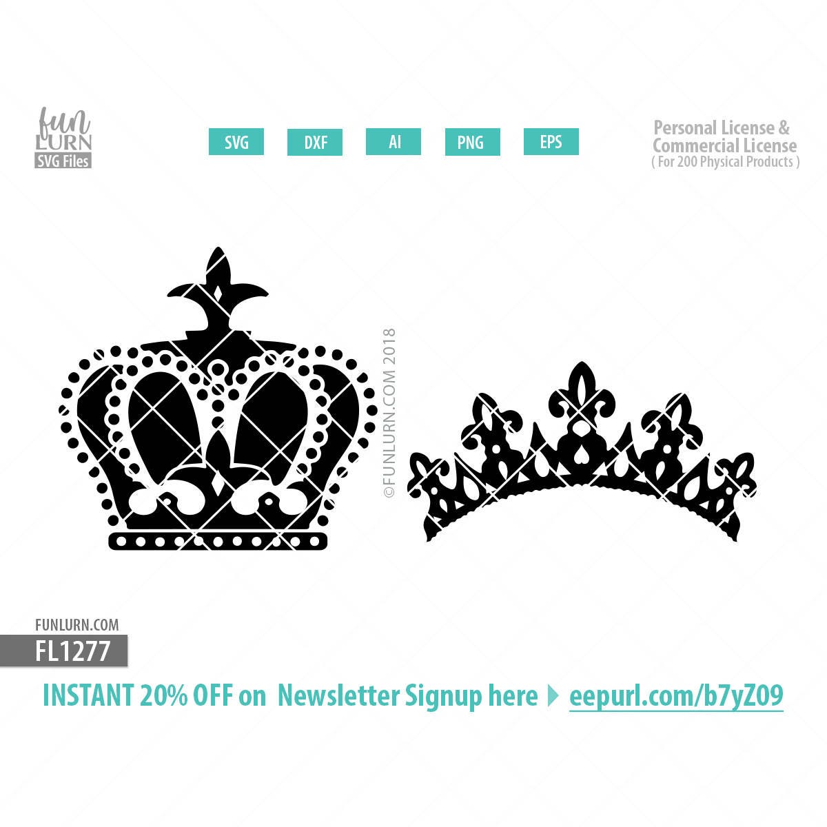 Download King Queen Crowns Svg Princess Crowns Royal Crowns Etsy