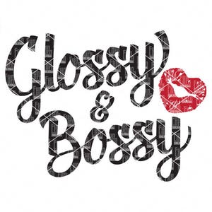 Brillante et autoritaire SVG, brillant patron SVG, lèvres, rouge à lèvres, gloss, couleur, Profession, kiss, hustle, pour les lèvres couleur, aucune retouche, Svg png dxf eps